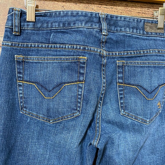 Harley Davidson Slim Bootcut Blue Women's Jeans Size 8 - Picture 13 of 15